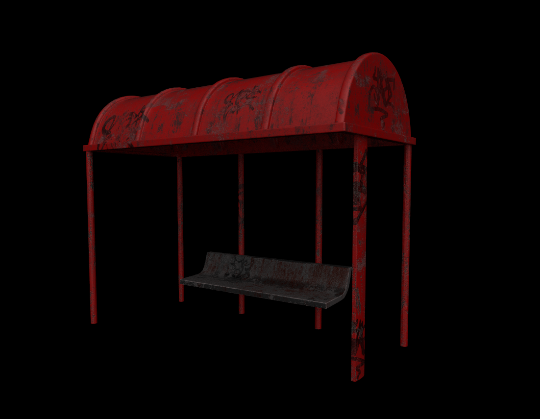 Abandoned Bus Shelter