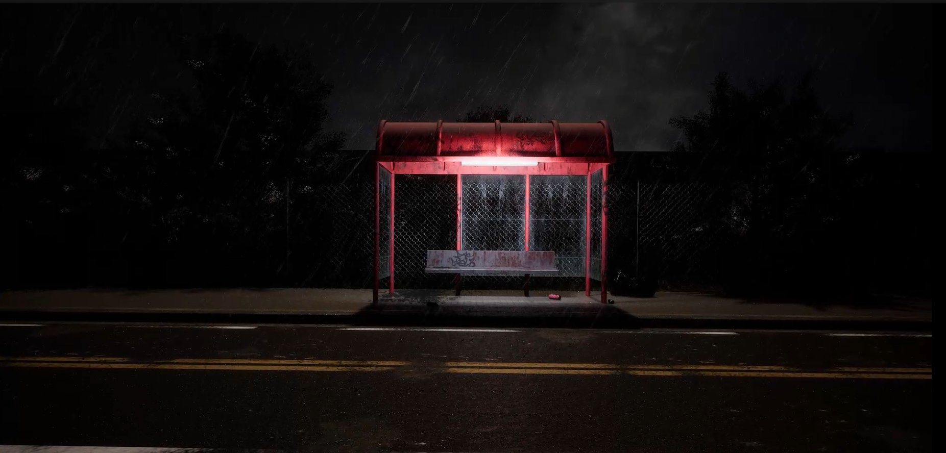 Abandoned Bus Shelter